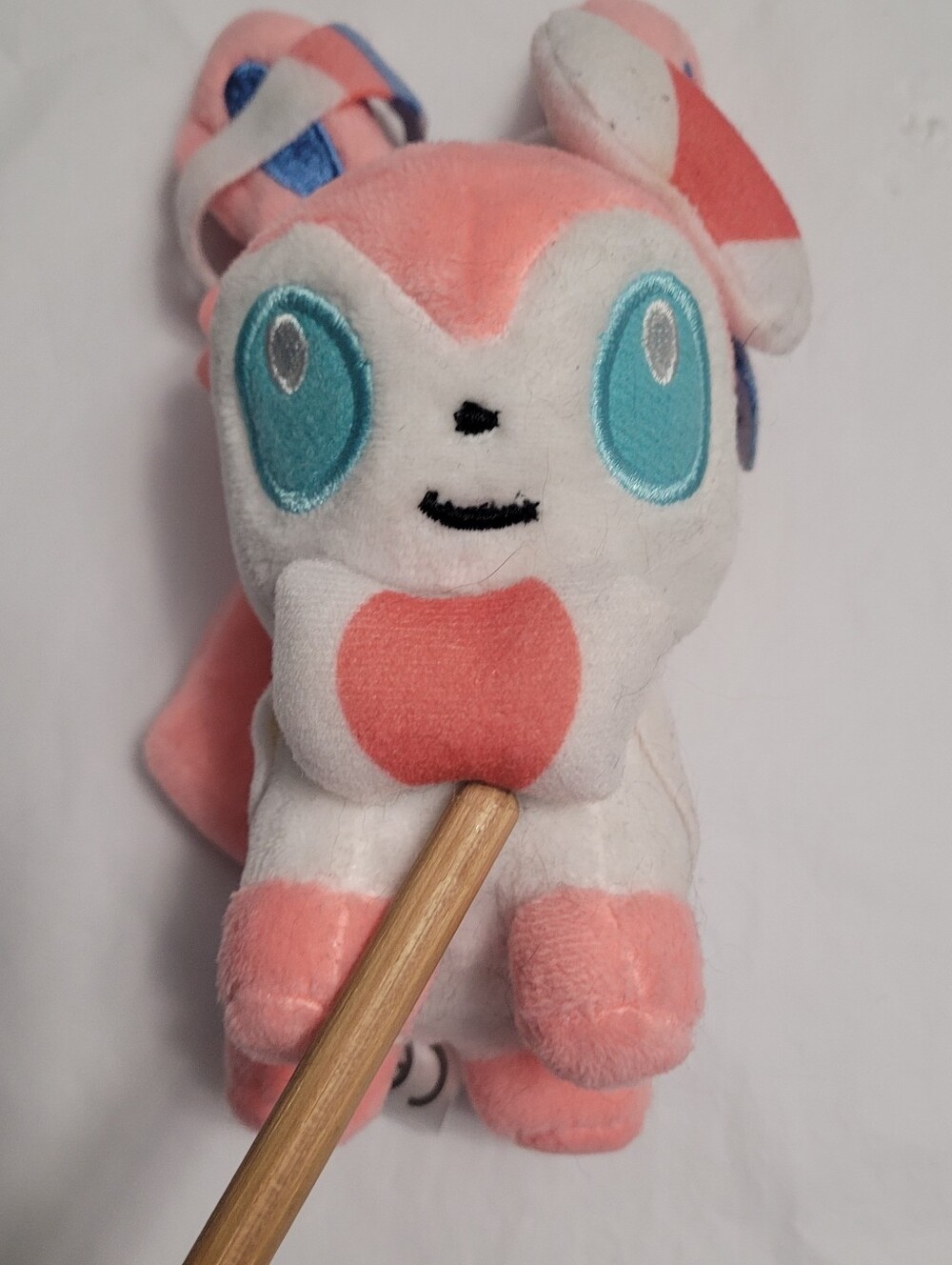 ST Pokemon Sylveon 7" Plush Embroidered Eyes
